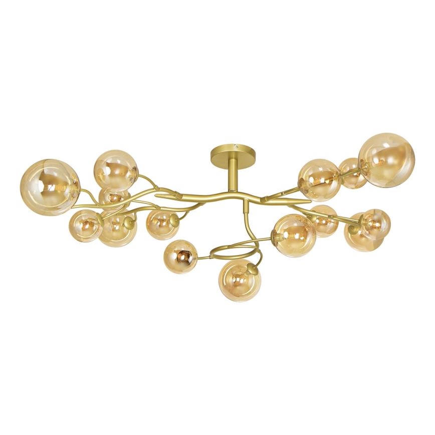 Brilagi - Kiinteä LED-kattokruunu MISTEL 15xG9/3W/230V kulta