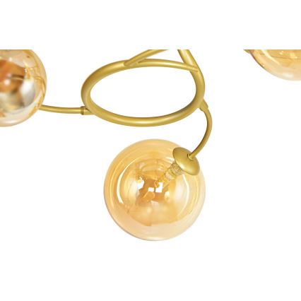 Brilagi - Kiinteä LED-kattokruunu MISTEL 15xG9/3W/230V kulta