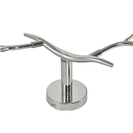 Brilagi - Kiinteä LED-kattokruunu MISTEL 6xG9/3W/230V kiiltävä kromi/savuinen
