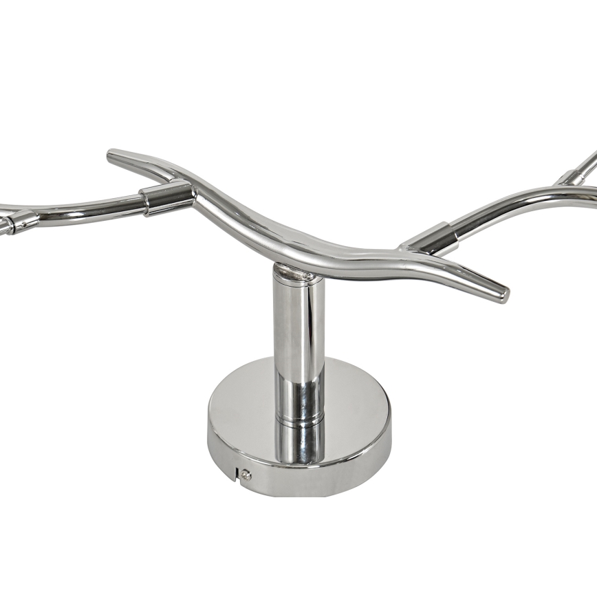 Brilagi - Kiinteä LED-kattokruunu MISTEL 6xG9/3W/230V kiiltävä kromi/savuinen