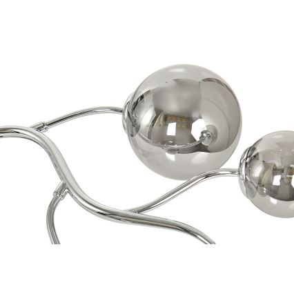 Brilagi - Kiinteä LED-kattokruunu MISTEL 6xG9/3W/230V kiiltävä kromi/savuinen