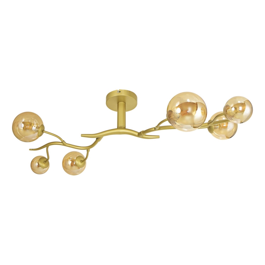 Brilagi - Kiinteä LED-kattokruunu MISTEL 6xG9/3W/230V kulta