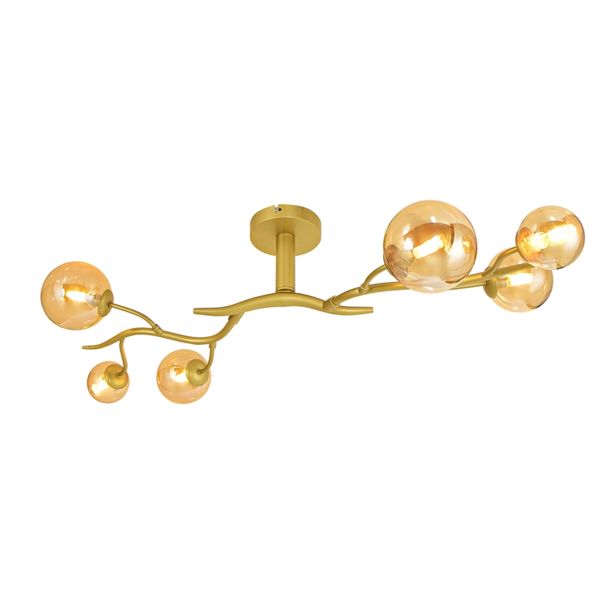 Brilagi - Kiinteä LED-kattokruunu MISTEL 6xG9/3W/230V kulta