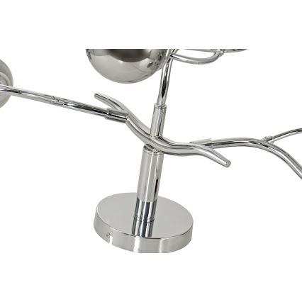 Brilagi - Kiinteä LED-kattokruunu MISTEL 9xG9/3W/230V kiiltävä kromi/savuinen