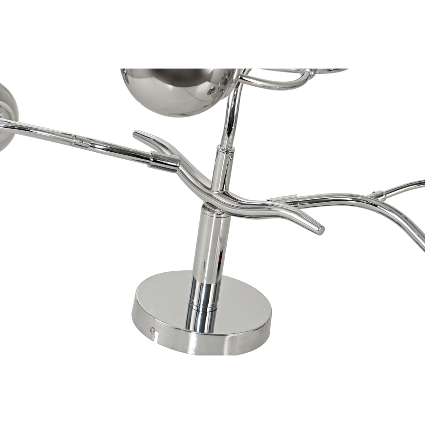 Brilagi - Kiinteä LED-kattokruunu MISTEL 9xG9/3W/230V kiiltävä kromi/savuinen