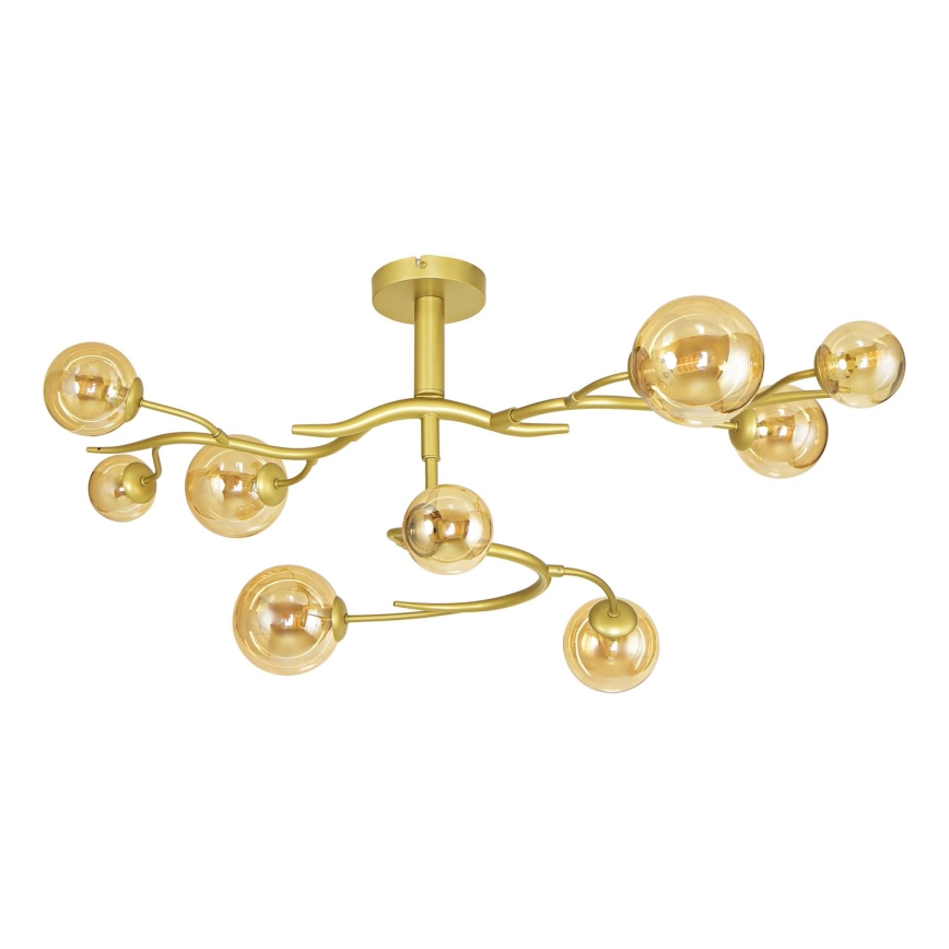 Brilagi - Kiinteä LED-kattokruunu MISTEL 9xG9/3W/230V kulta