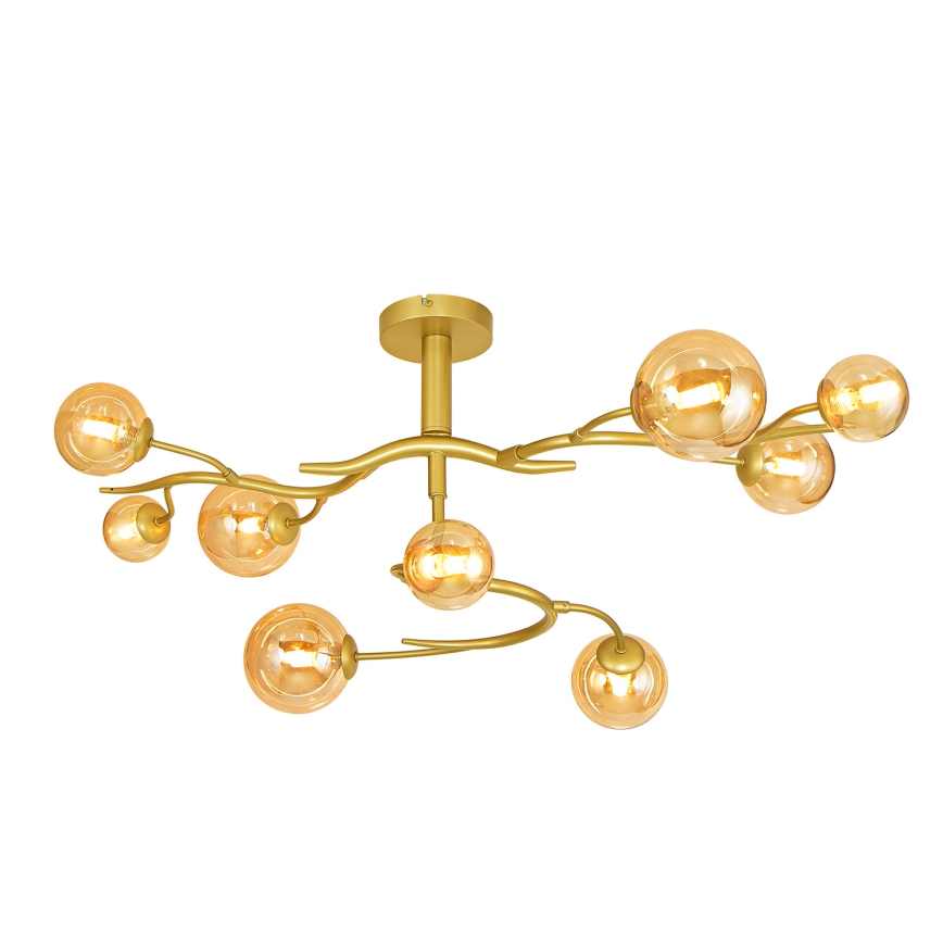 Brilagi - Kiinteä LED-kattokruunu MISTEL 9xG9/3W/230V kulta