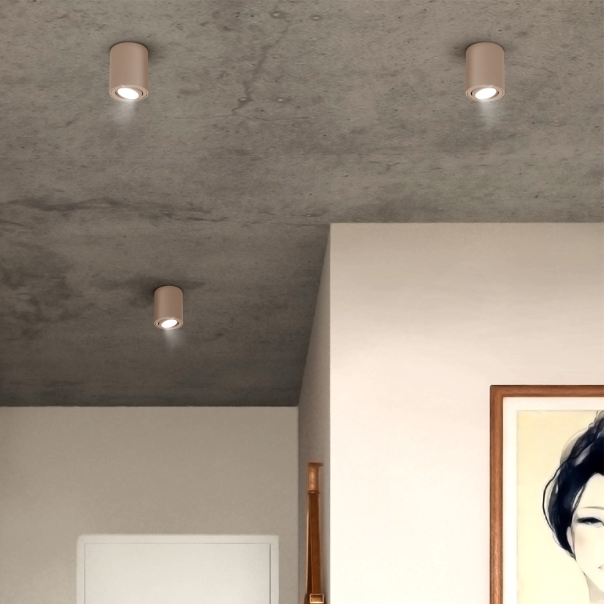 Brilagi - Kohdevalaisin MIA 1xGU10/30W/230V 100x80 mm beige