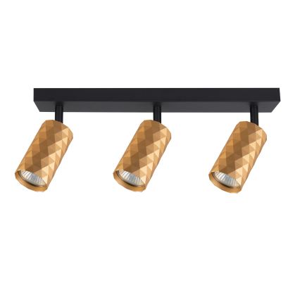 Brilagi - Kohdevalaisin SELE DIAMANT 3xGU10/30W/230V kultainen