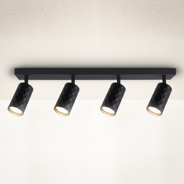 Brilagi - Kohdevalaisin SELE DIAMANT 4xGU10/30W/230V musta