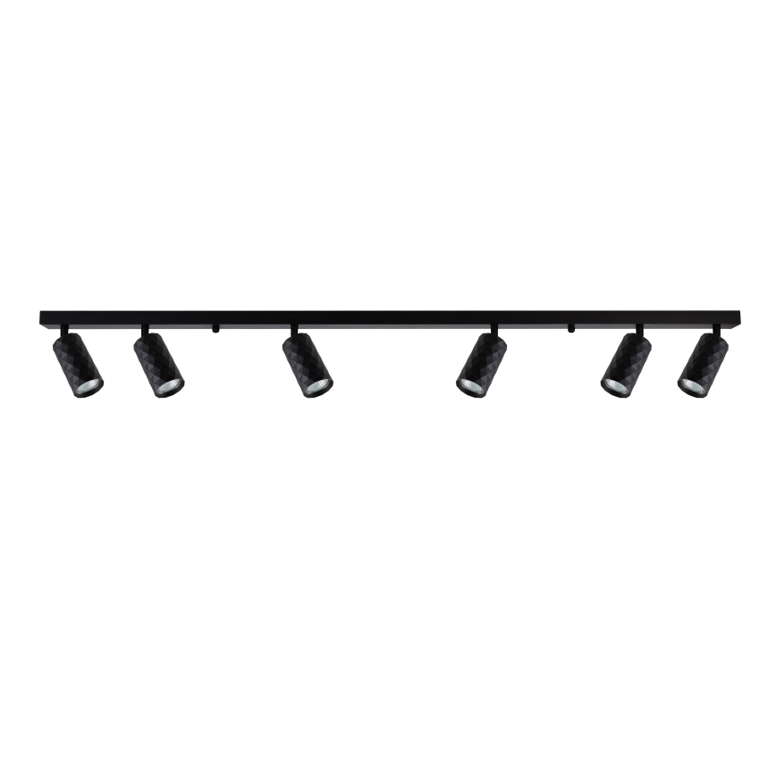 Brilagi - Kohdevalaisin SELE DIAMANT 6xGU10/30W/230V musta