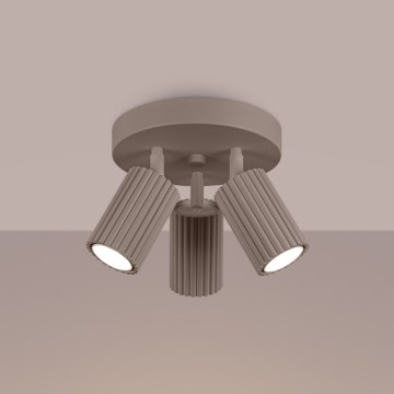 Brilagi - Kohdevalo CRESTO 3xGU10/10W/230V taupe