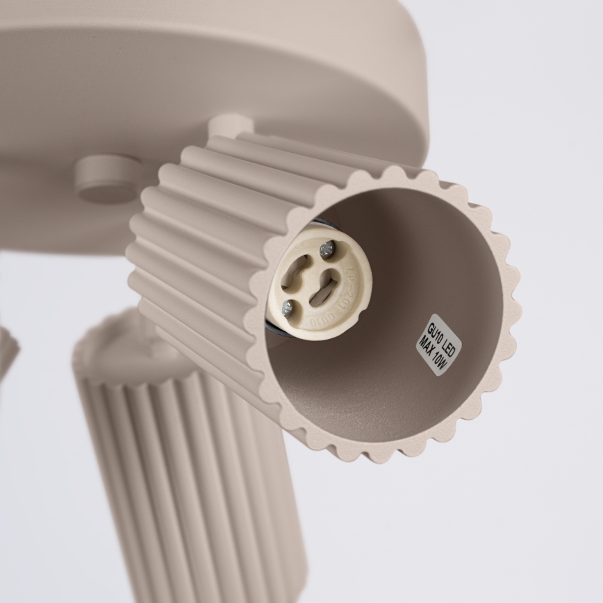Brilagi - Kohdevalo CRESTO 3xGU10/10W/230V taupe