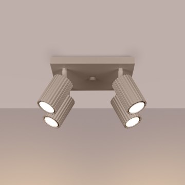 Brilagi - Kohdevalo CRESTO 4xGU10/10W/230V taupe