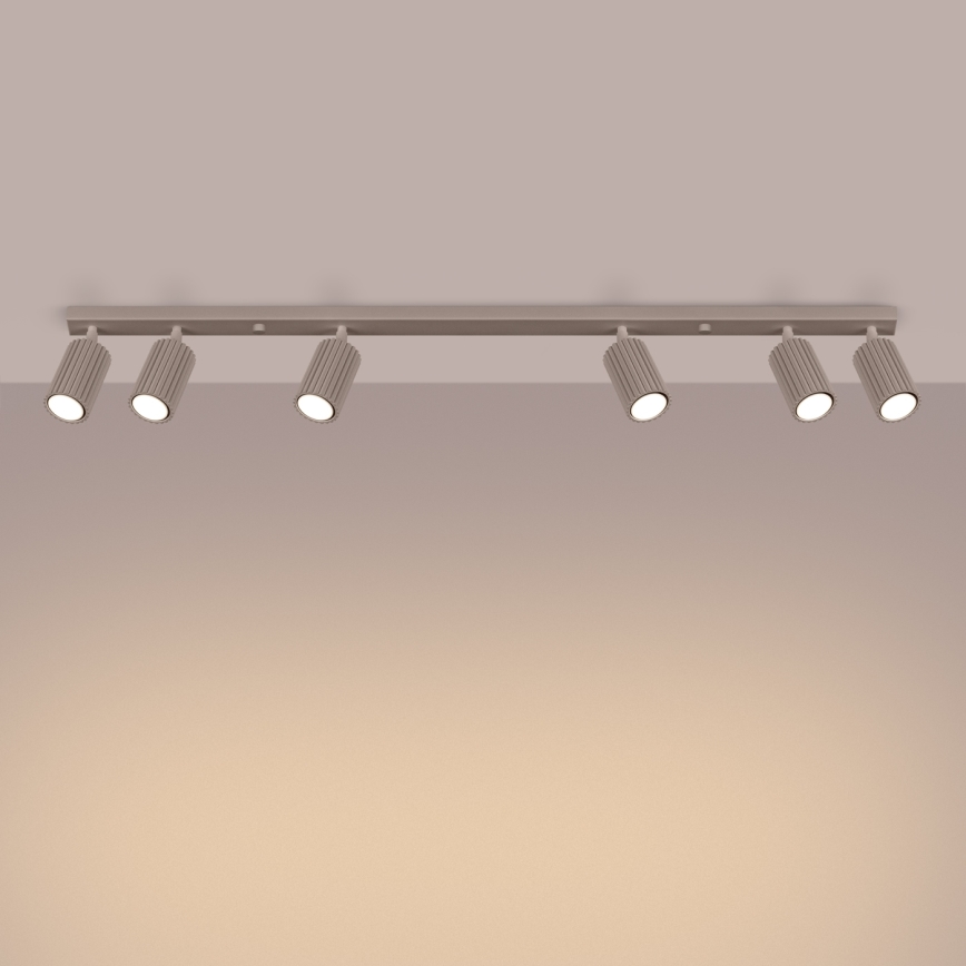 Brilagi - Kohdevalo CRESTO 6xGU10/10W/230V taupe