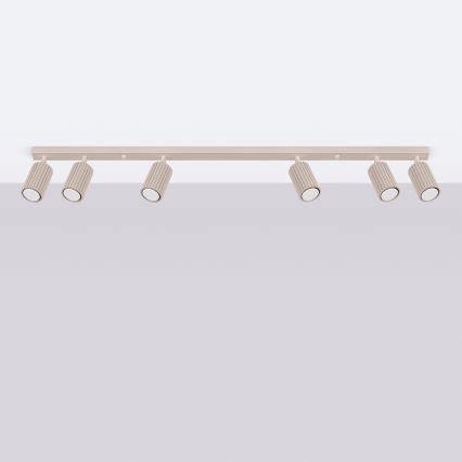 Brilagi - Kohdevalo CRESTO 6xGU10/10W/230V taupe