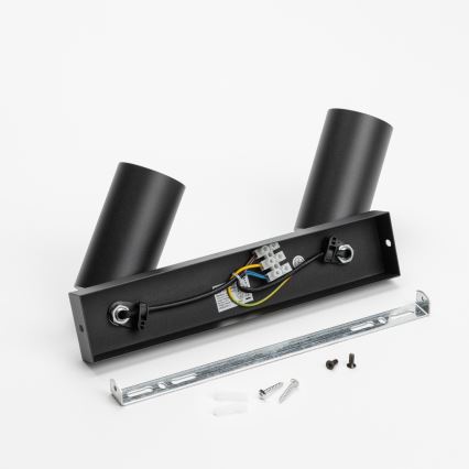 Brilagi - Kohdevalo SELE 2xGU10/30W/230V musta/kulta