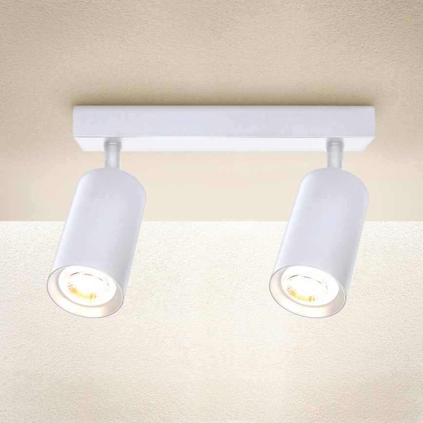 Brilagi - Kohdevalo SELE 2xGU10/30W/230V valkoinen
