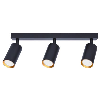 Brilagi - Kohdevalo SELE 3xGU10/30W/230V musta/kulta