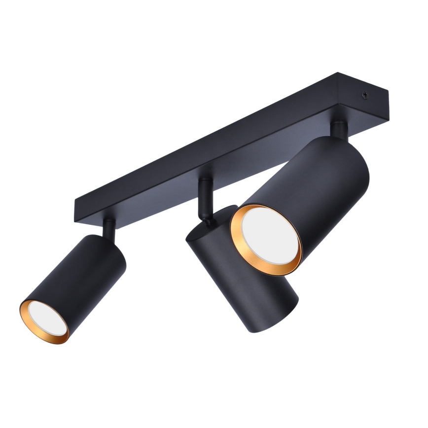 Brilagi - Kohdevalo SELE 3xGU10/30W/230V musta/kulta