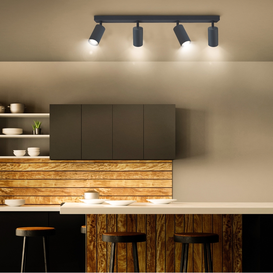 Brilagi - Kohdevalo SELE 4xGU10/30W/230V antrasiitti