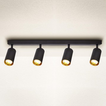 Brilagi - Kohdevalo SELE 4xGU10/30W/230V musta/kulta