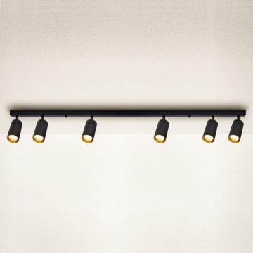 Brilagi - Kohdevalo SELE 6xGU10/30W/230V musta/kulta
