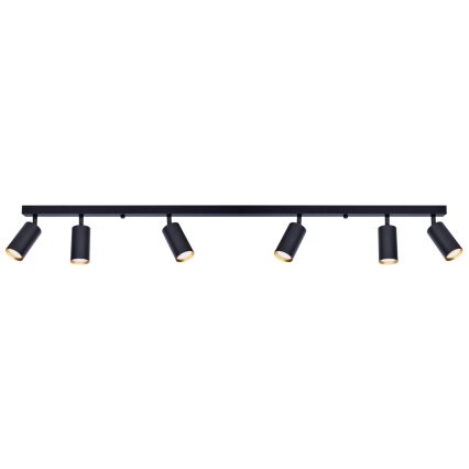 Brilagi - Kohdevalo SELE 6xGU10/30W/230V musta/kulta