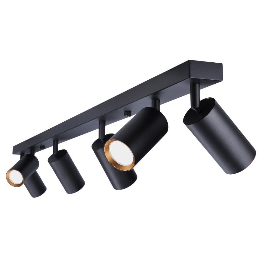 Brilagi - Kohdevalo SELE 6xGU10/30W/230V musta/kulta