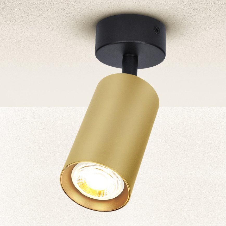 Brilagi - Kohdevalo SELE GOLDEN 1xGU10/30W/230V musta/kulta