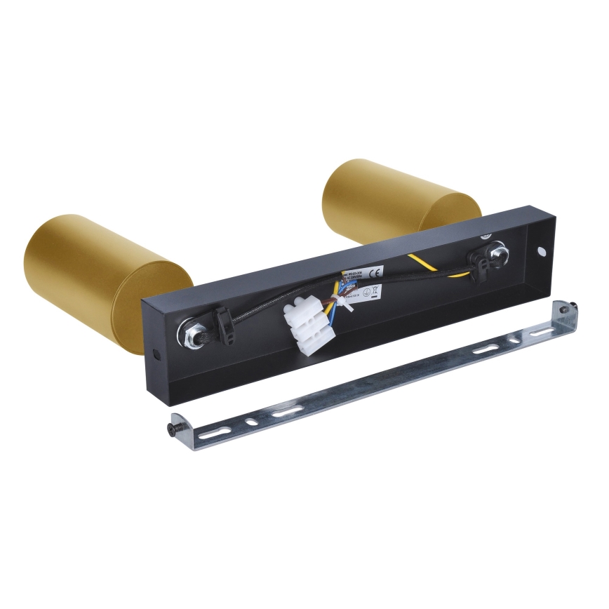 Brilagi - Kohdevalo SELE GOLDEN 2xGU10/30W/230V musta/kulta