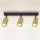 Brilagi - Kohdevalo SELE GOLDEN 3xGU10/30W/230V musta/kulta