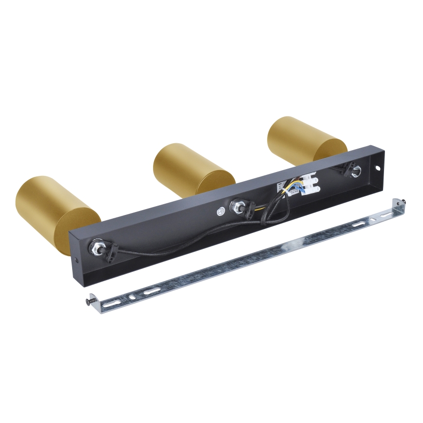 Brilagi - Kohdevalo SELE GOLDEN 3xGU10/30W/230V musta/kulta