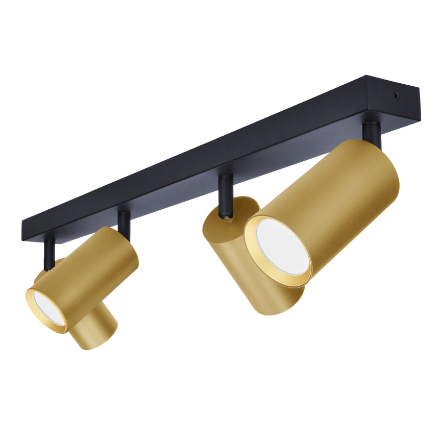 Brilagi - Kohdevalo SELE GOLDEN 4xGU10/30W/230V musta/kulta