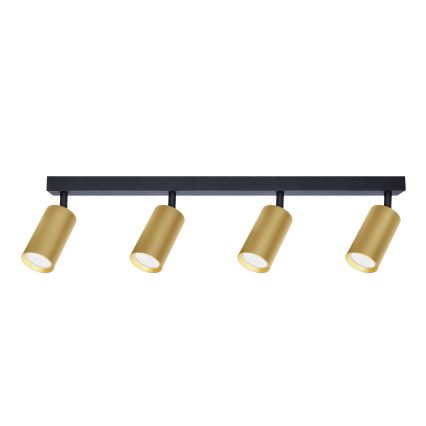 Brilagi - Kohdevalo SELE GOLDEN 4xGU10/30W/230V musta/kulta
