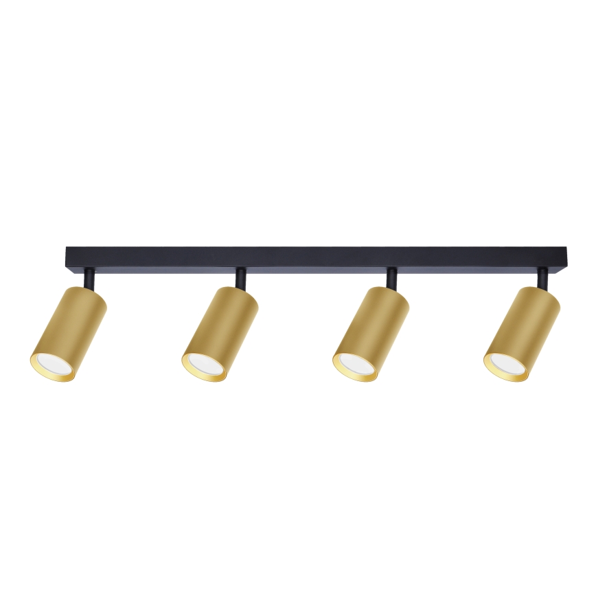 Brilagi - Kohdevalo SELE GOLDEN 4xGU10/30W/230V musta/kulta