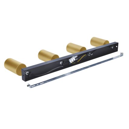 Brilagi - Kohdevalo SELE GOLDEN 4xGU10/30W/230V musta/kulta