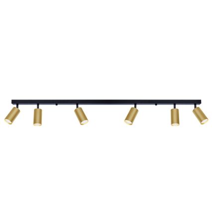 Brilagi - Kohdevalo SELE GOLDEN 6xGU10/30W/230V musta/kulta
