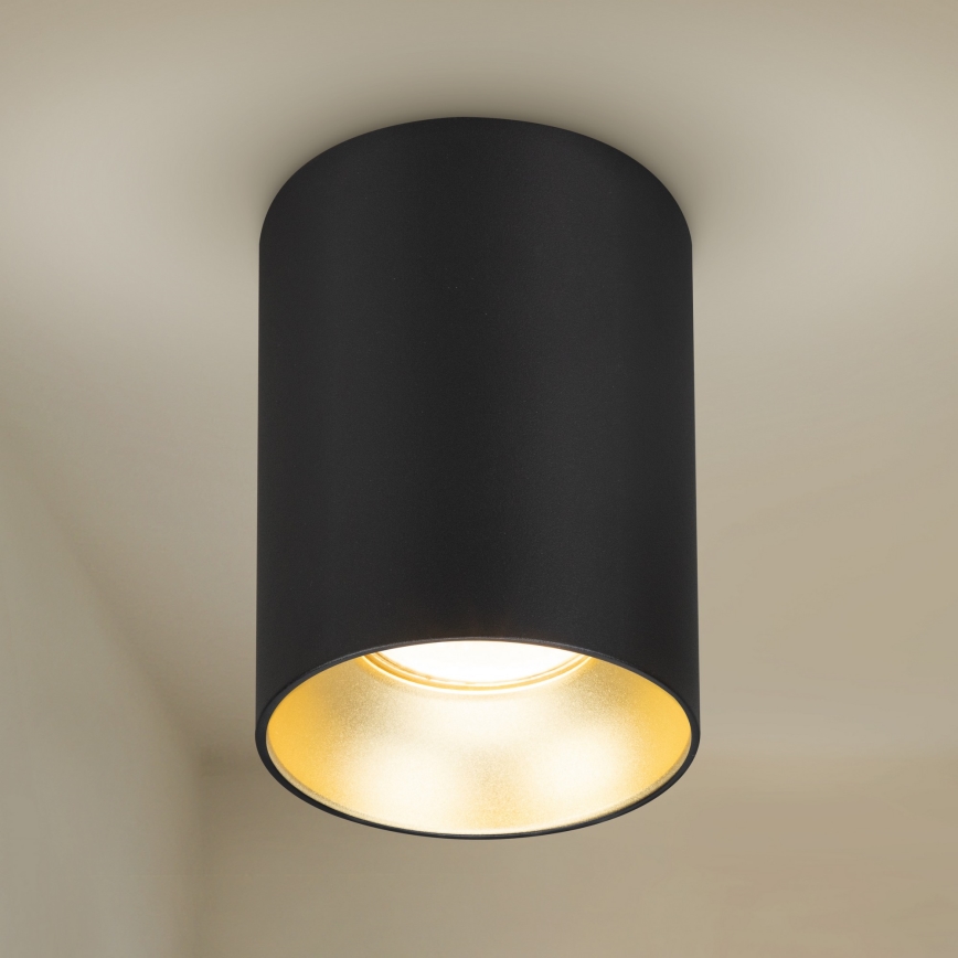 Brilagi - Kohdevalo TRINE 1xGU10/30W/230V musta/kulta