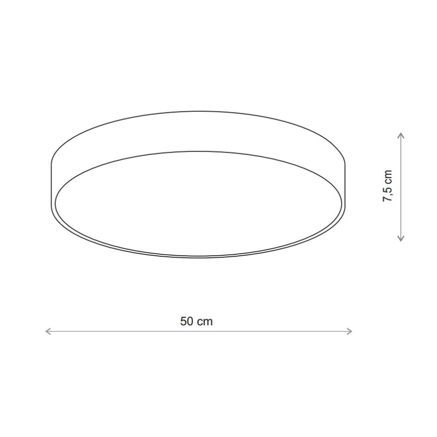 Brilagi - Kylpyhuoneen kattovalaisin CLARE 4xE27/24W/230V halkaisija 50 cm IP54 beige