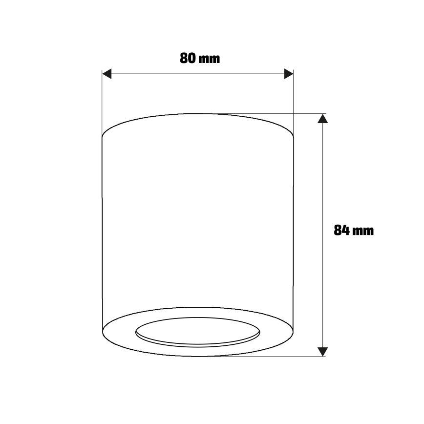 Brilagi - Kylpyhuoneen kohdevalaisin MIA 1xGU10/30W/230V 84x80 mm beige IP44