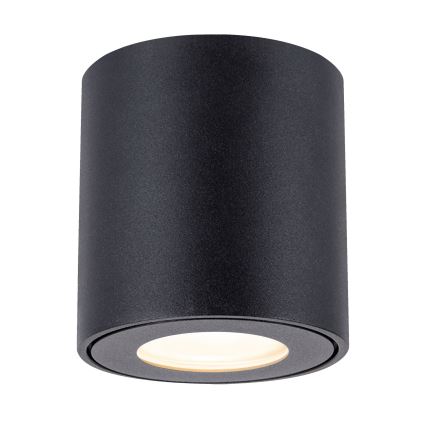 Brilagi - Kylpyhuoneen kohdevalo MIA 1xGU10/30W/230V 84x80 mm musta IP54