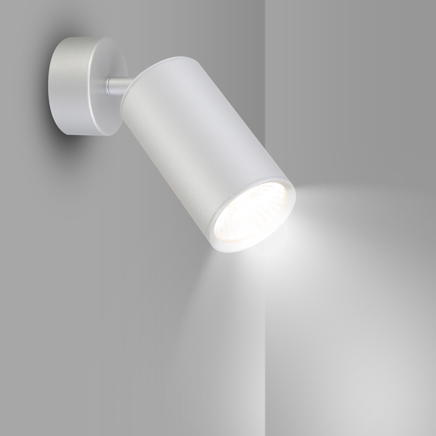 Brilagi - Kylpyhuoneen kohdevalo SELE 1xGU10/30W/230V IP44 hopea