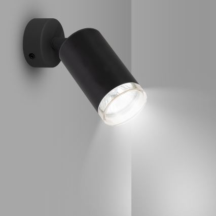 Brilagi - Kylpyhuoneen kohdevalo SELE 1xGU10/30W/230V IP44 musta