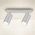Brilagi - Kylpyhuoneen kohdevalo SELE 2xGU10/30W/230V IP44 hopea