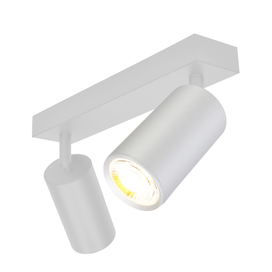 Brilagi - Kylpyhuoneen kohdevalo SELE 2xGU10/30W/230V IP44 hopea