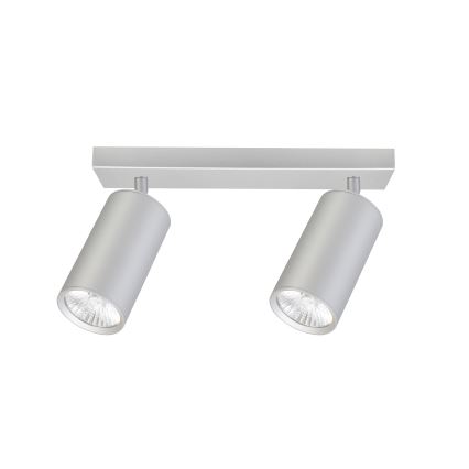Brilagi - Kylpyhuoneen kohdevalo SELE 2xGU10/30W/230V IP44 hopea