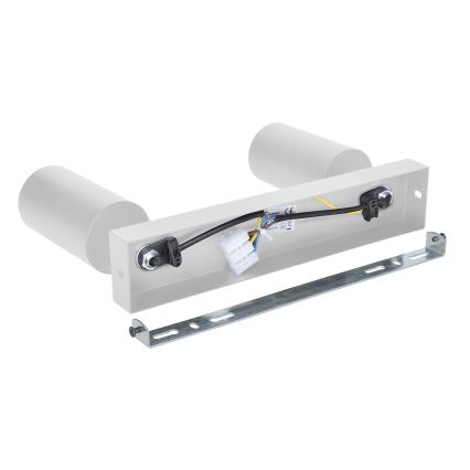 Brilagi - Kylpyhuoneen kohdevalo SELE 2xGU10/30W/230V IP44 hopea