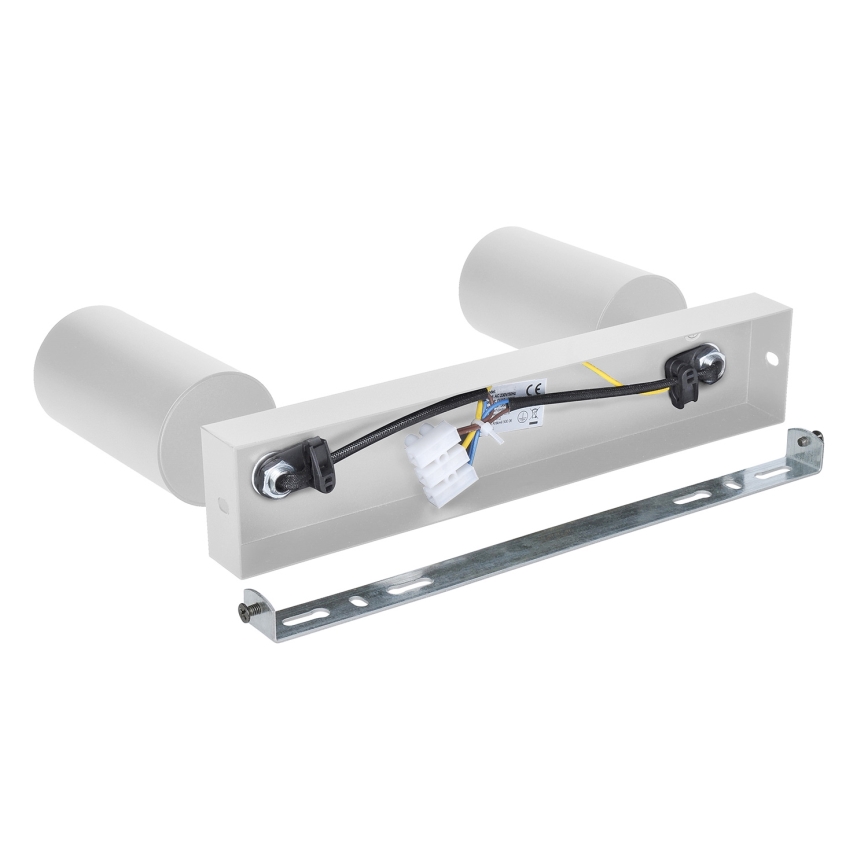 Brilagi - Kylpyhuoneen kohdevalo SELE 2xGU10/30W/230V IP44 hopea