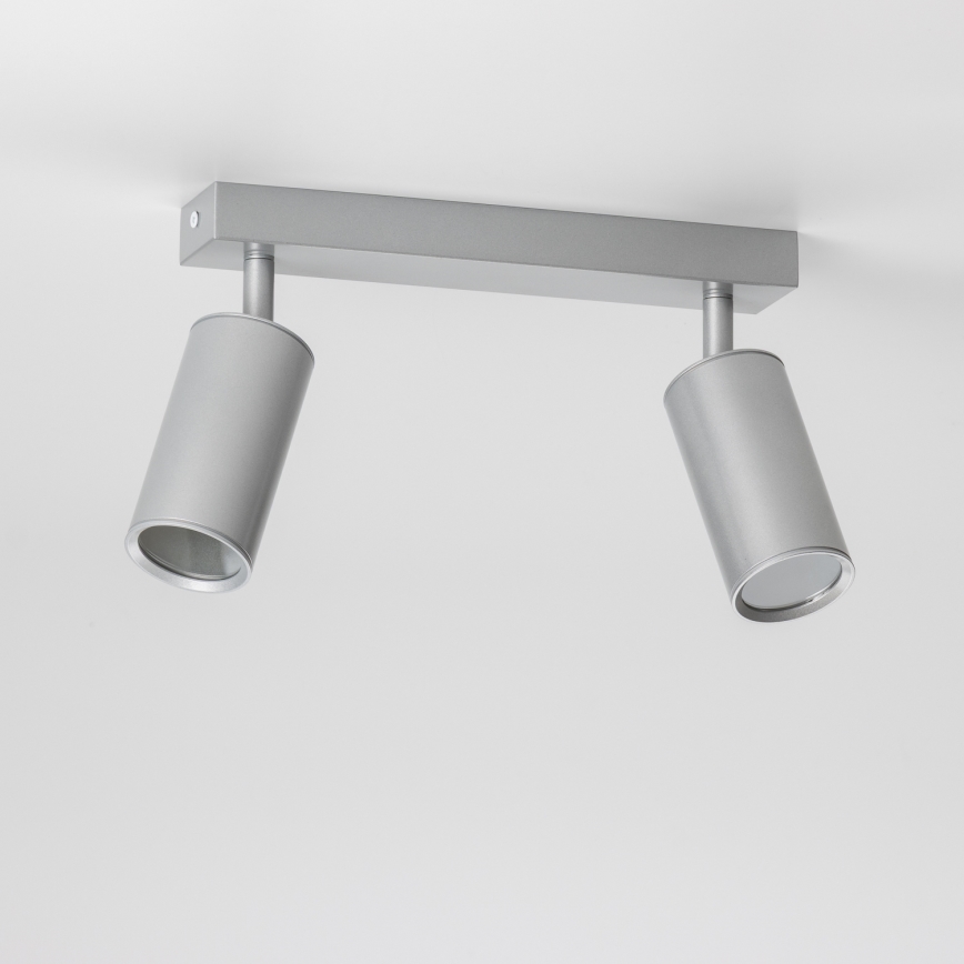 Brilagi - Kylpyhuoneen kohdevalo SELE 2xGU10/30W/230V IP44 hopea